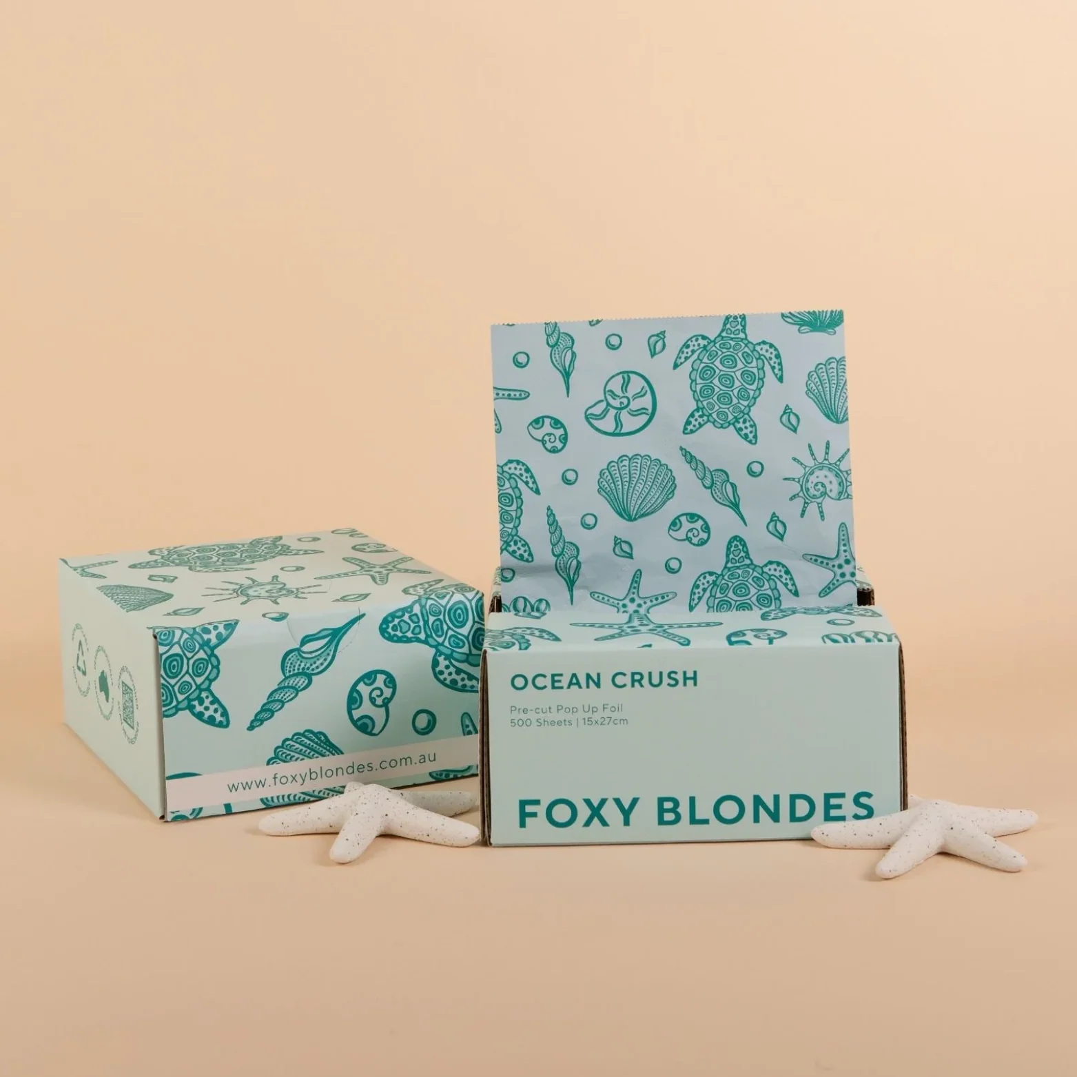 FOXY BLONDES OCEAN CRUSH POP UP FOIL - 15 X 27CM 500 SHEETS - Image 3