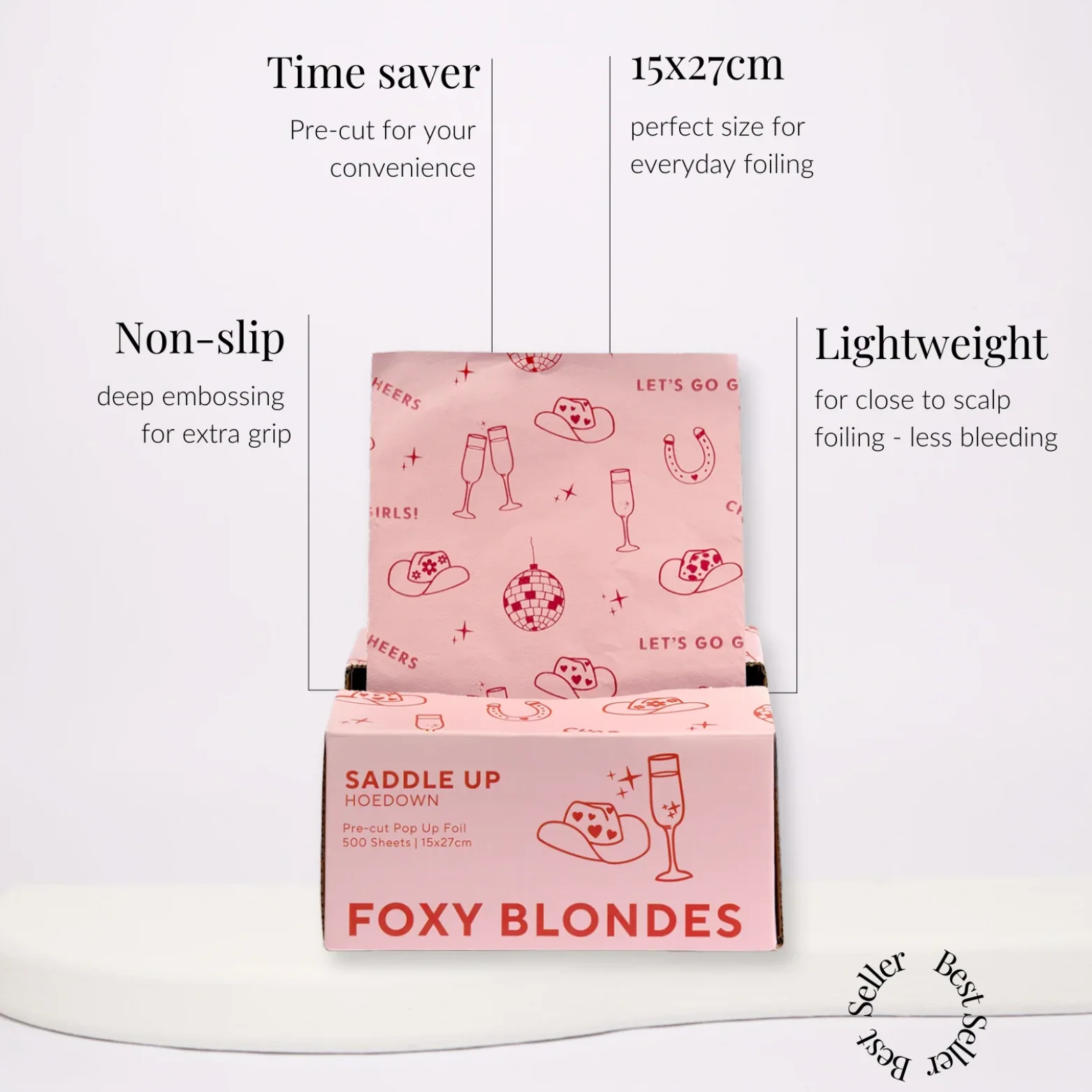 FOXY BLONDES SADDLE UP POP UP FOIL - 15 X 27CM 500 SHEETS - Image 3