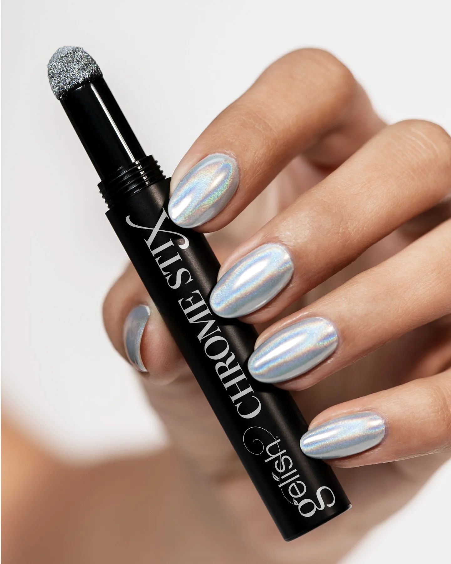 GELISH CHROME STIX SILVER HOLOGRAPHIC 5G - Image 2