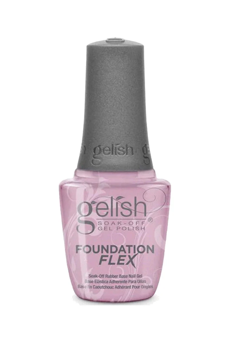 GELISH Foundation Flex 15ml Soak-Off Rubber Base Nail Gel | Various Colours - Image 3
