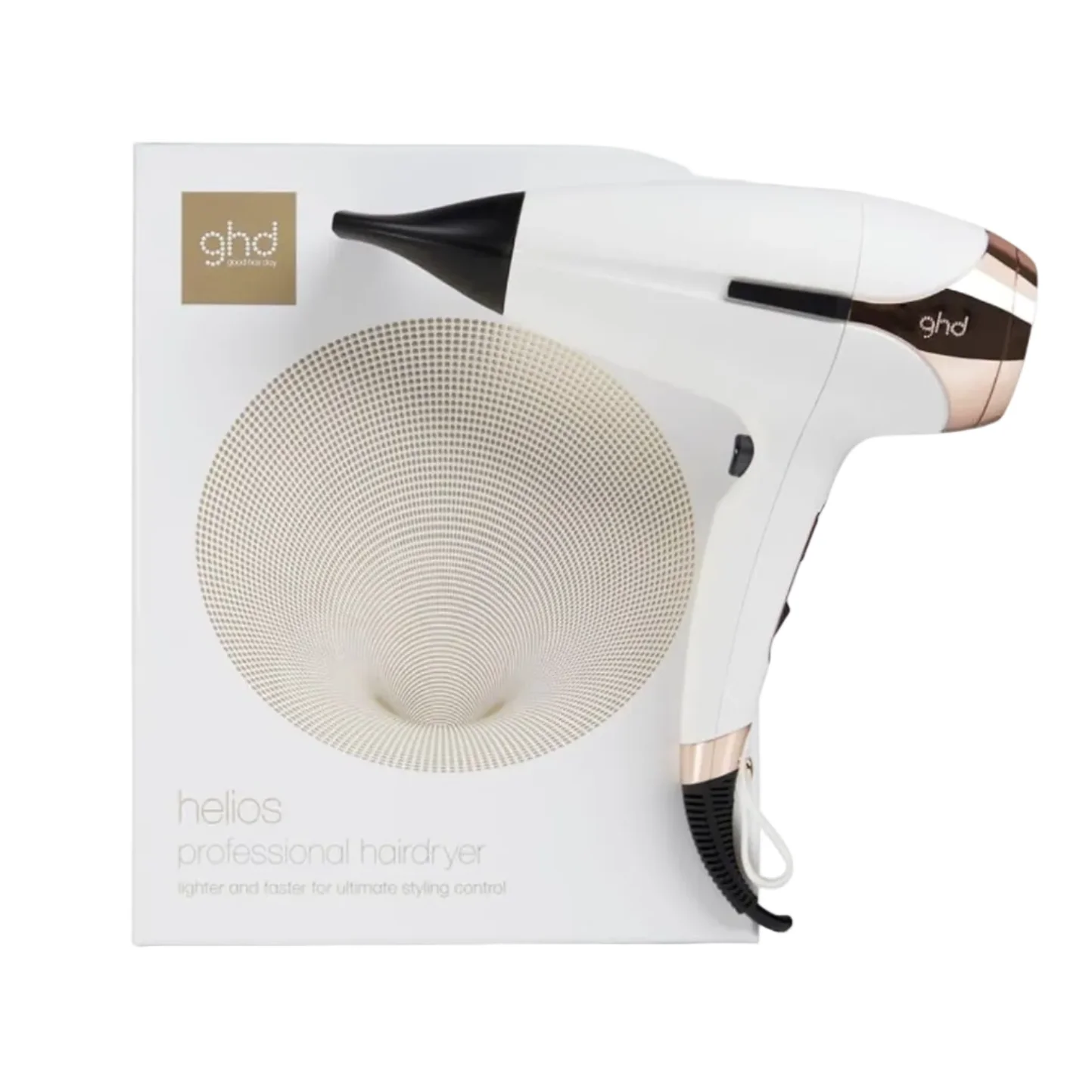 GHD HELIOS PROFESSIONAL HAIR DRYER WHITE & ROSE (SD)