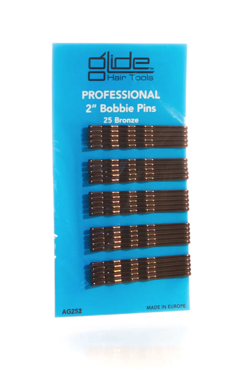 GLIDE Bobbie Pins 2" Card Of 25 | Various Colours - Image 3