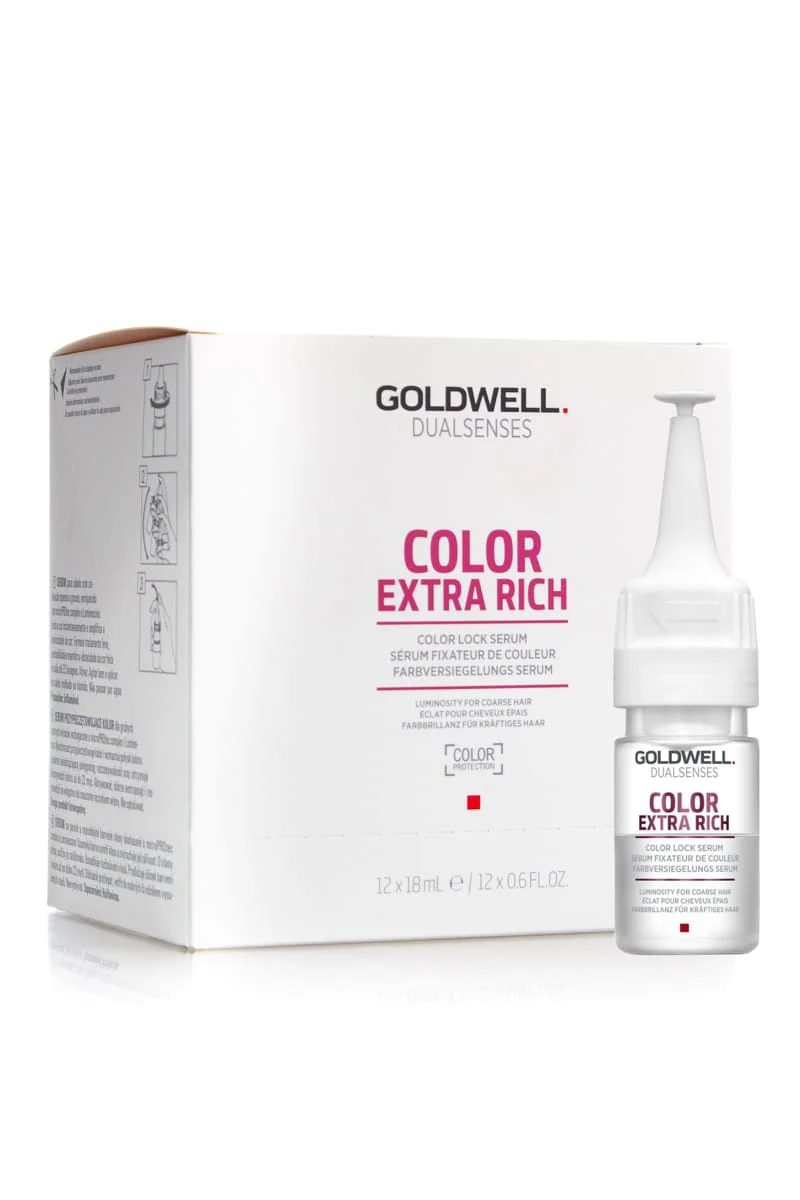 GOLDWELL DUALSENSES COLOR EXTRA RICH COLOR LOCK SERUM 12 x 18ML