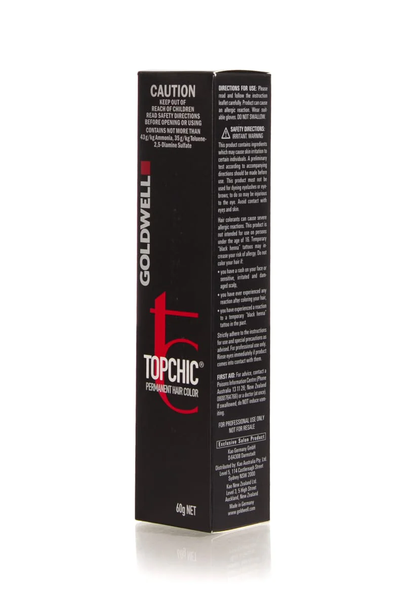 GOLDWELL Top Chic Permanent [COLOURS 6R-9, A-Z]  |  Various Sizes And Colours - Image 3
