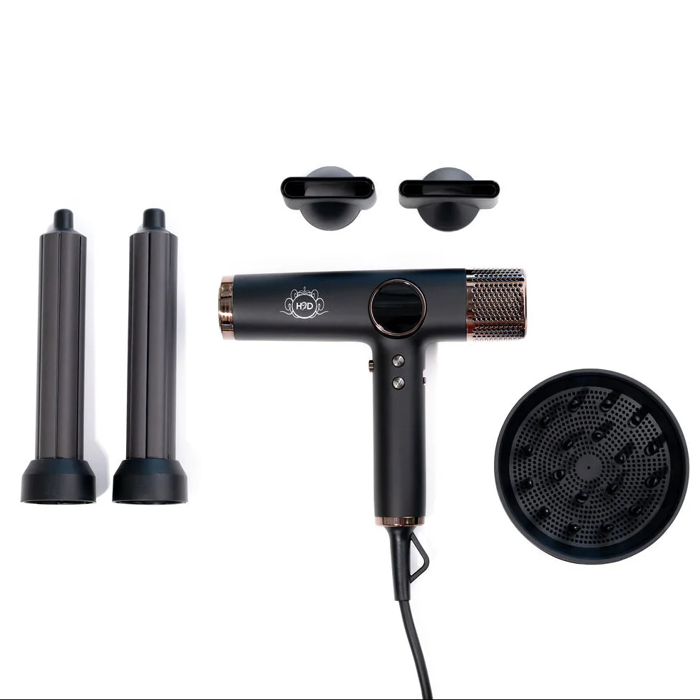 H2D XTREME FOUR IN ONE HAIR DRYER + STYLER BLACK
