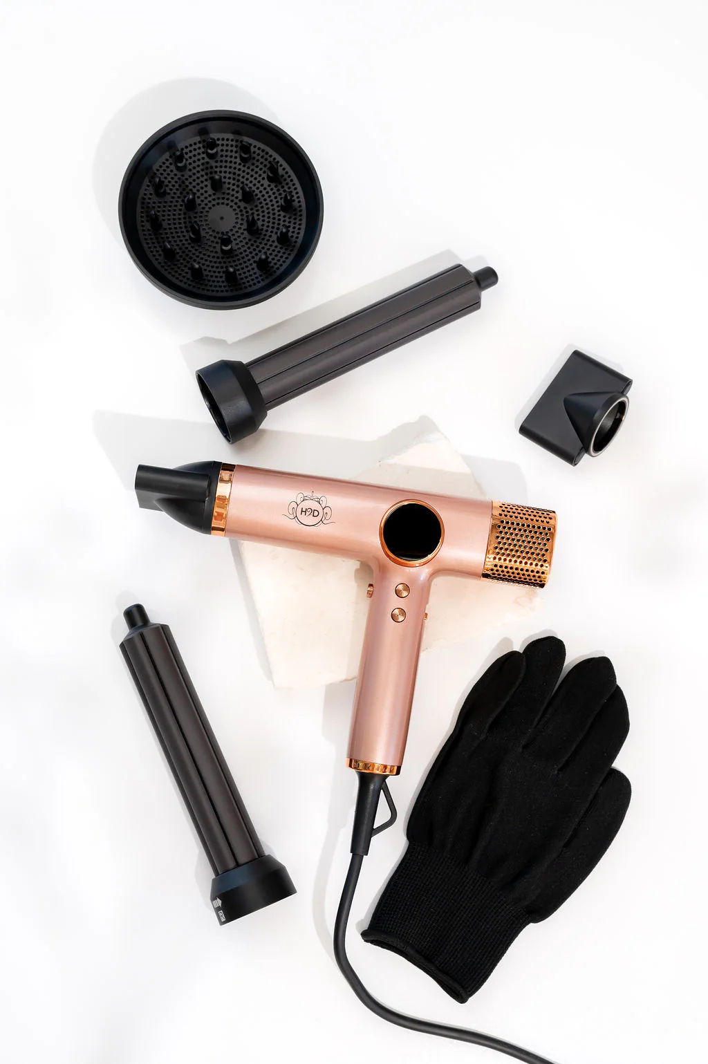 H2D XTREME FOUR IN ONE HAIR DRYER + STYLER ROSE GOLD - Image 4
