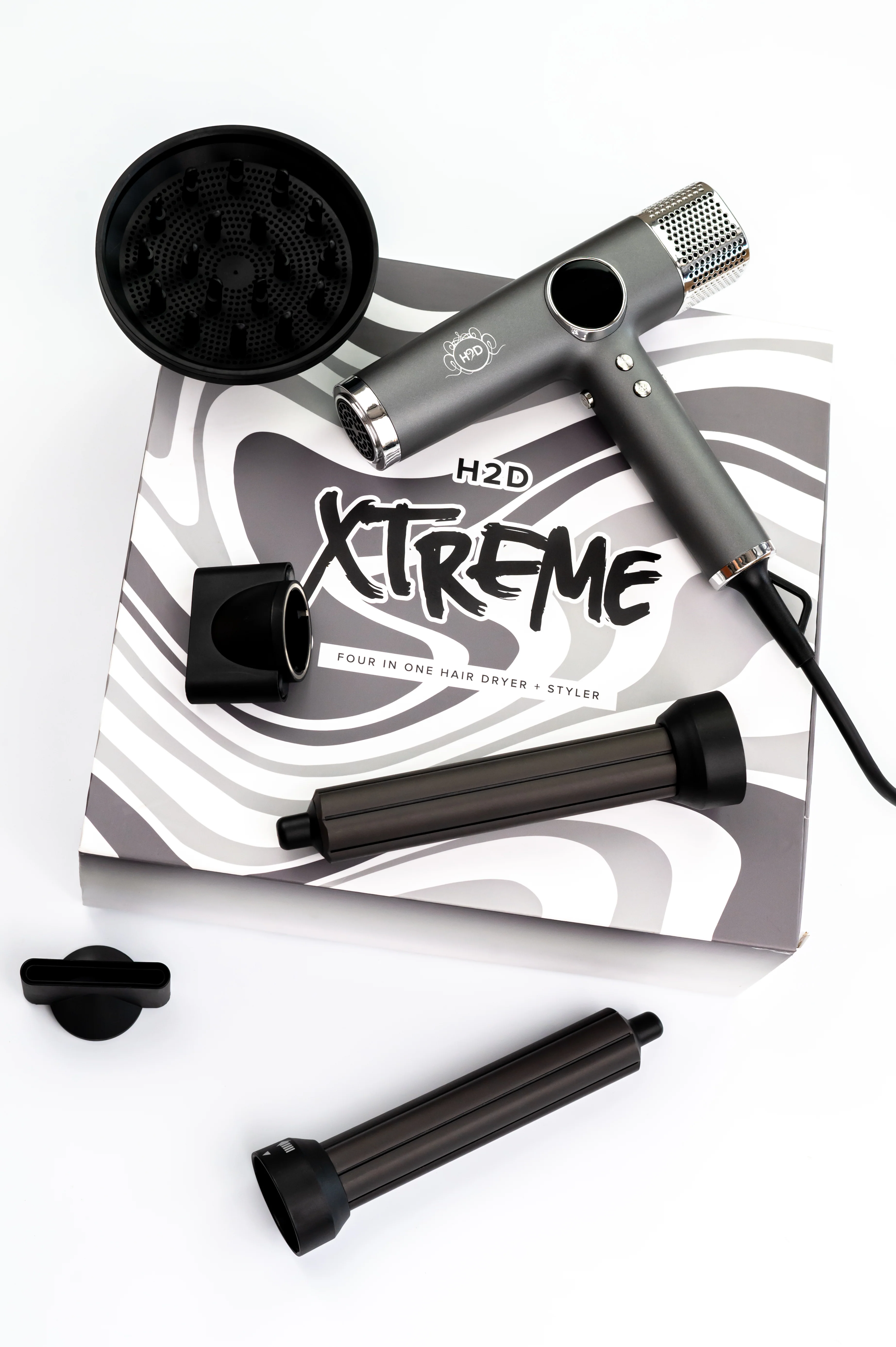 H2D Xtreme Four In One Hair Dryer + Styler | Various Colours - Image 7