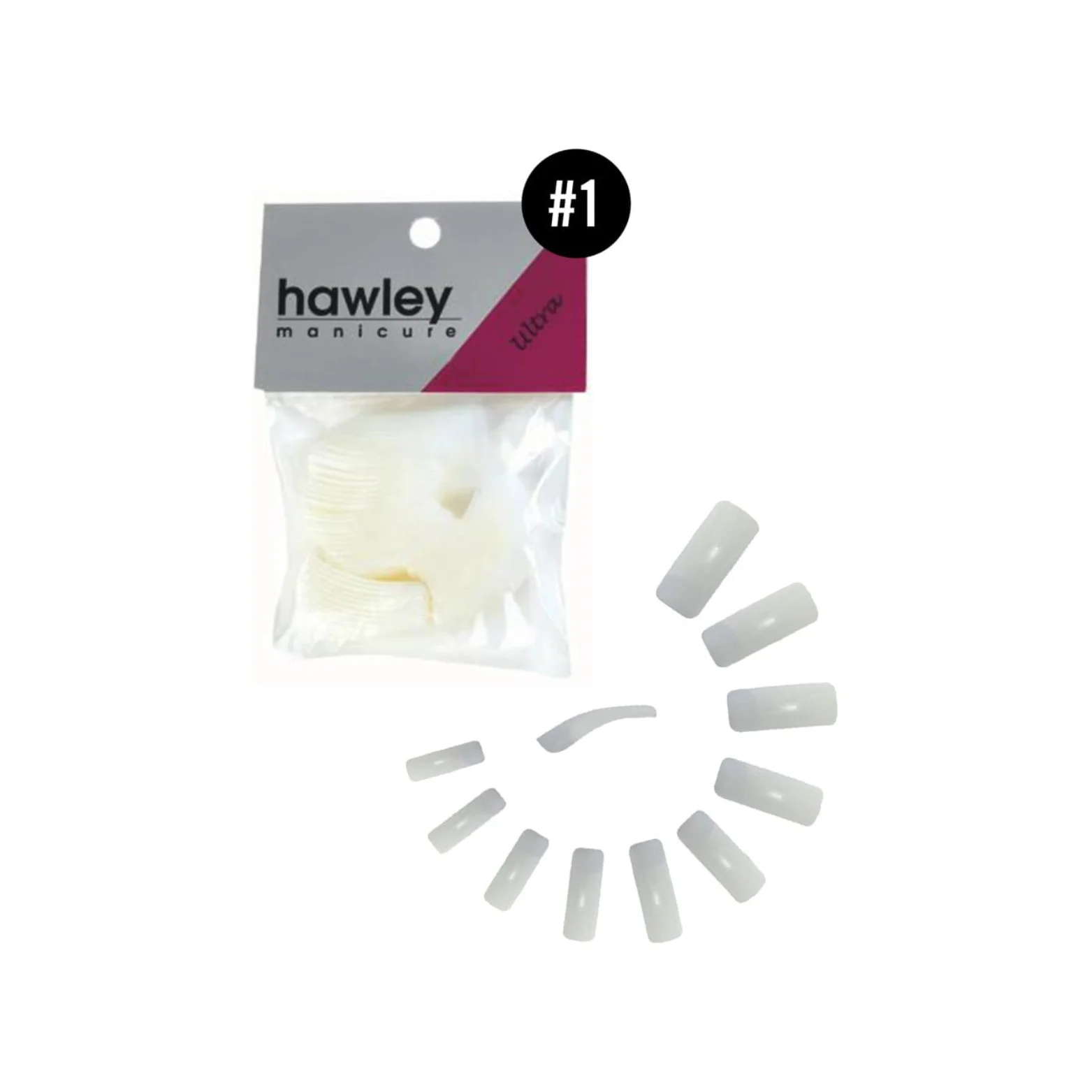 HAWLEY MANICURE ULTRA TIPS 50PK #1