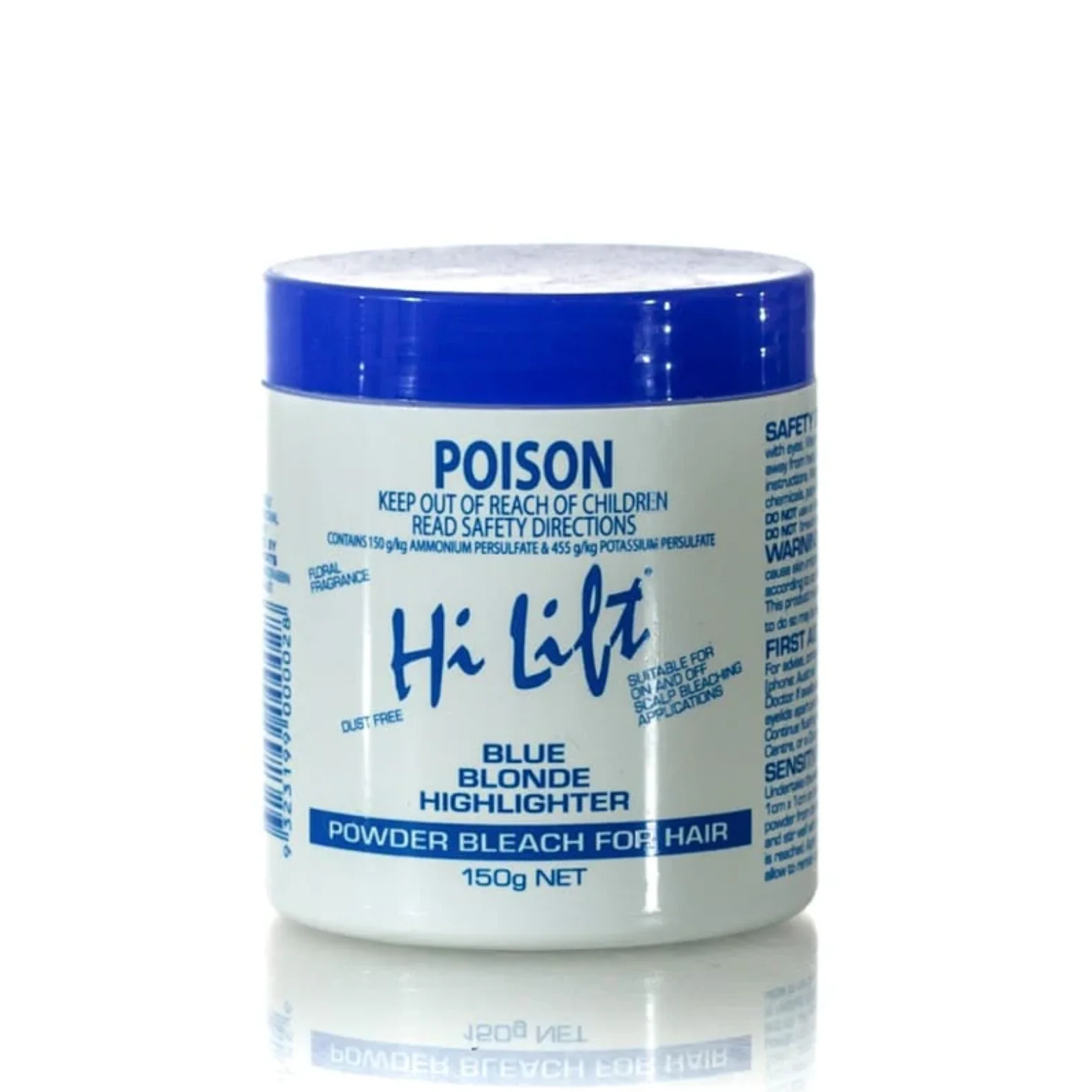 HI LIFT PROFESSIONAL BLONDE HIGHLIGHTER POWDER BLEACH BLUE 150G