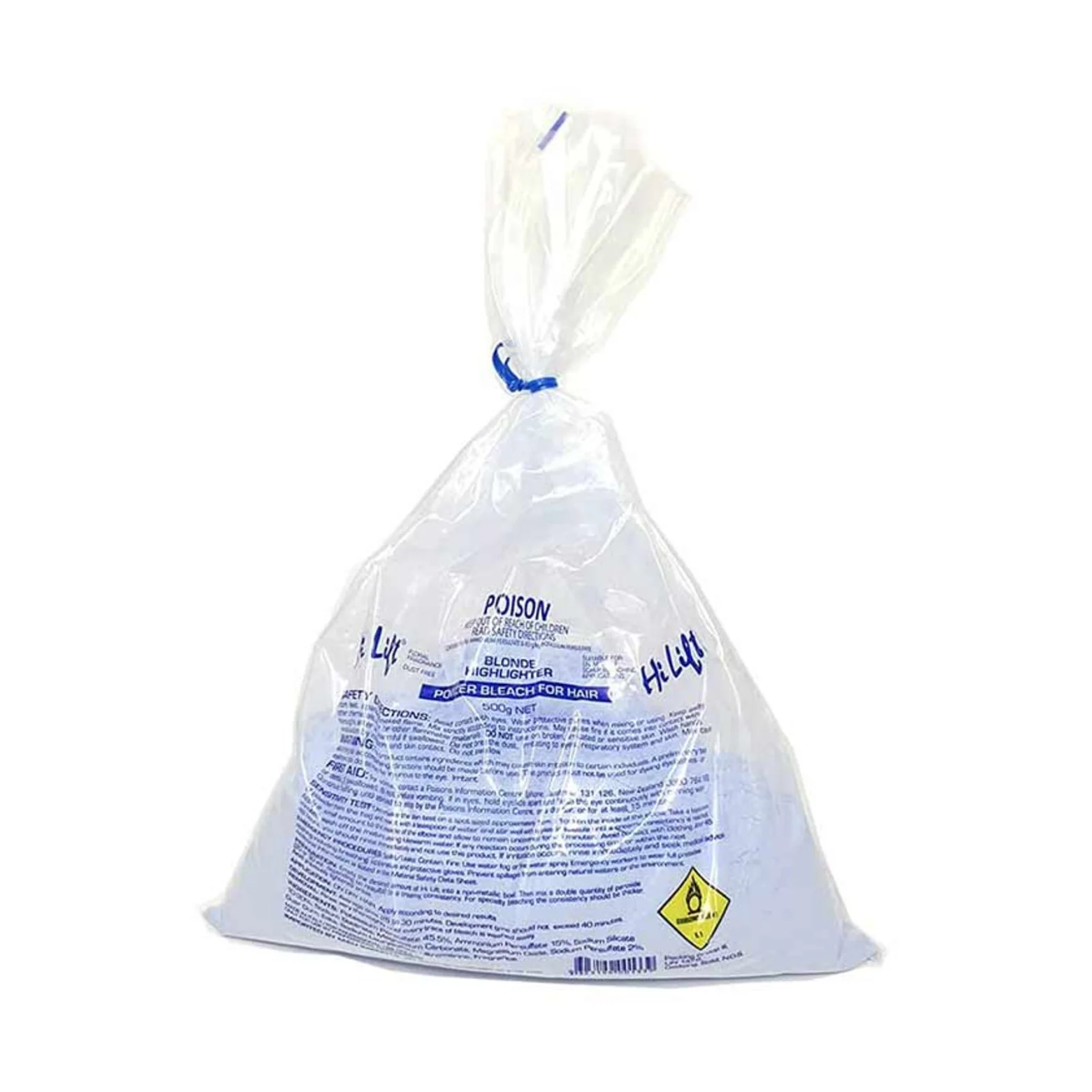 HI LIFT PROFESSIONAL BLONDE HIGHLIGHTER POWDER BLEACH BLUE BAG 500G