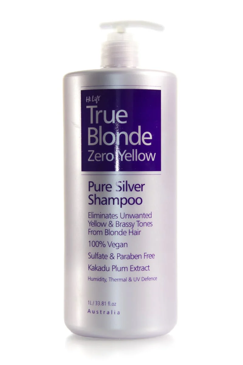 HI LIFT PROFESSIONAL Blonde Zero Yellow Silver Shampoo | Various Sizes - Image 3