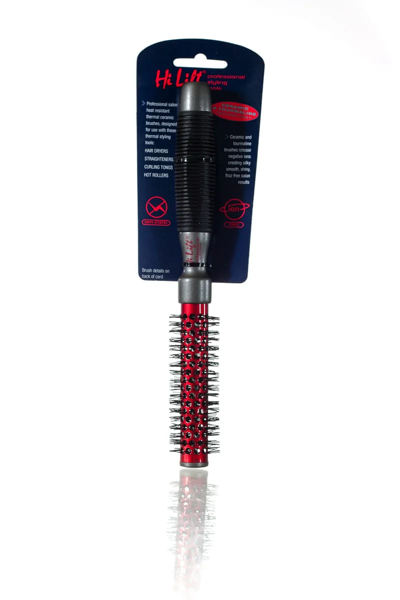 HI LIFT PROFESSIONAL Super Grip Ceramic Tourmaline Hot Tube Brush | Various Sizes - Image 2