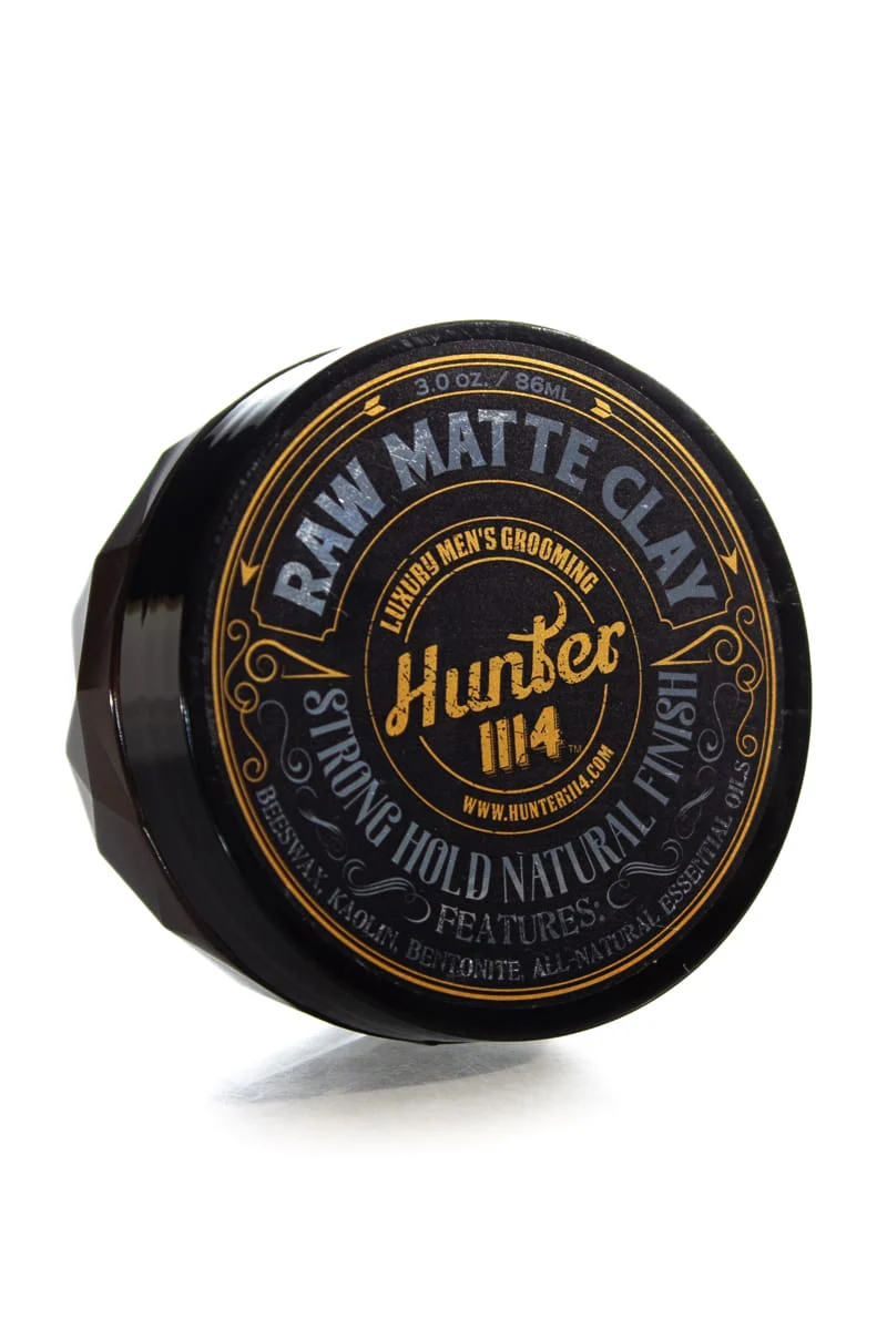 HUNTER 1114 Raw Matte Clay Strong Hold Natural Finish | Various Sizes - Image 3