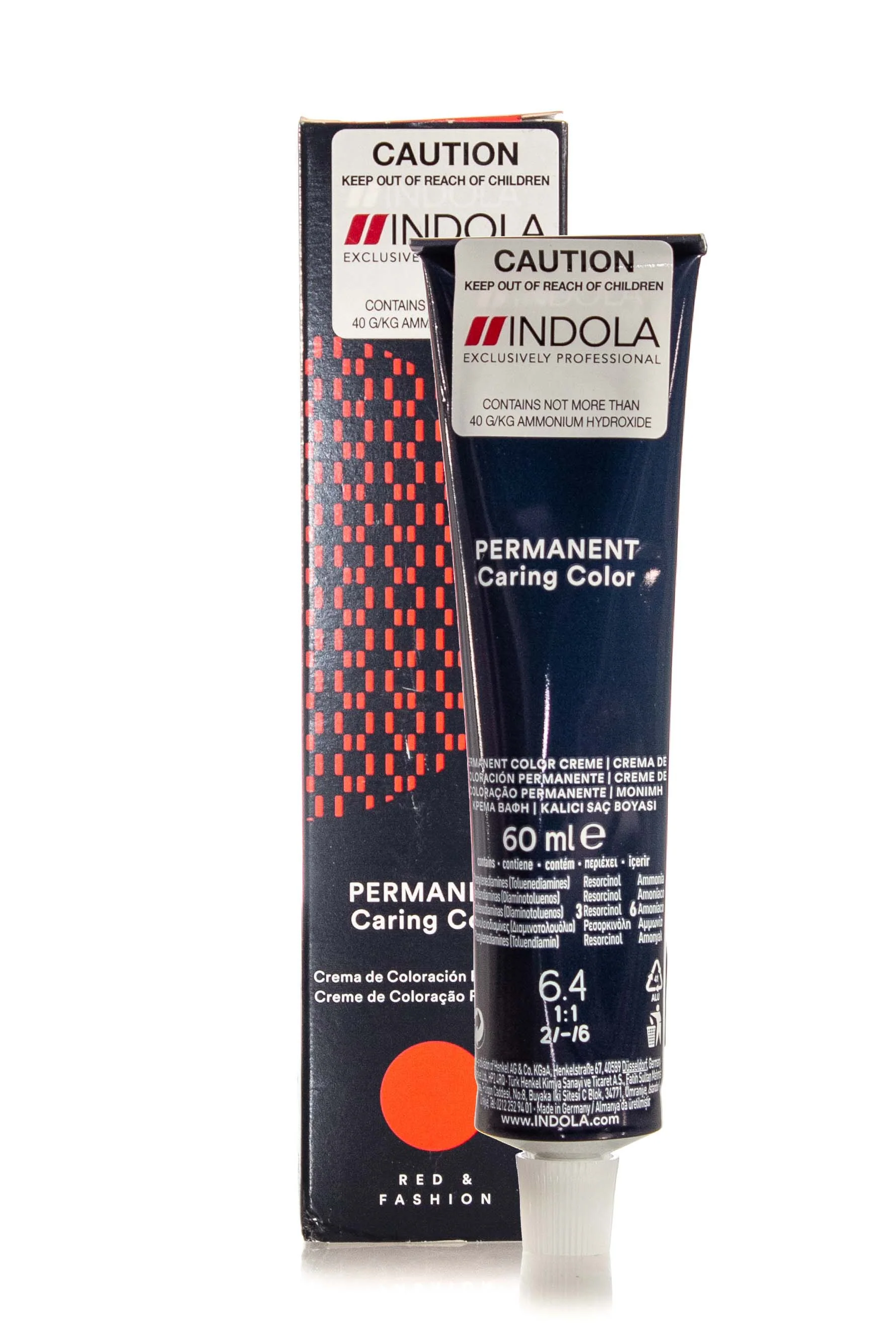 INDOLA Professional Permanent Caring Color [COLOURS 0.11 - 6.86]  |  Various Sizes And Colours - Image 8