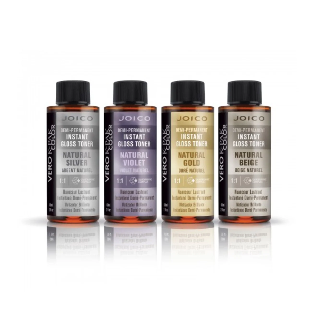 JOICO Demi-Permanent Instant Gloss Toner Natural | 60ml, Various Colours