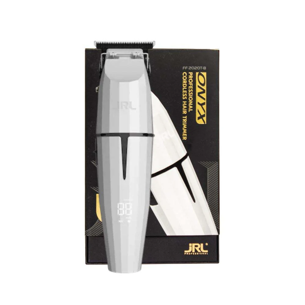 JRL ONYX PROFESSIONAL CORDLESS HAIR TRIMMER GHOST WHITE