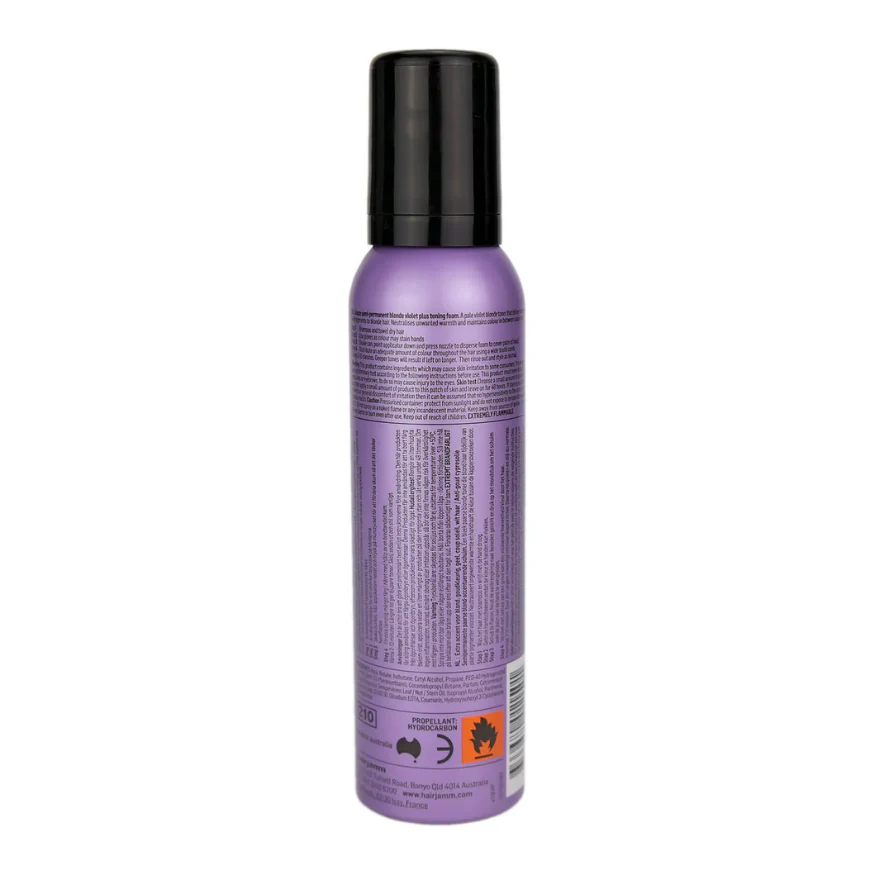 JUUCE BLONDE VIOLET SEMI-PERMANENT FOAM CONDITIONING COLOUR 100G (SD) - Image 2