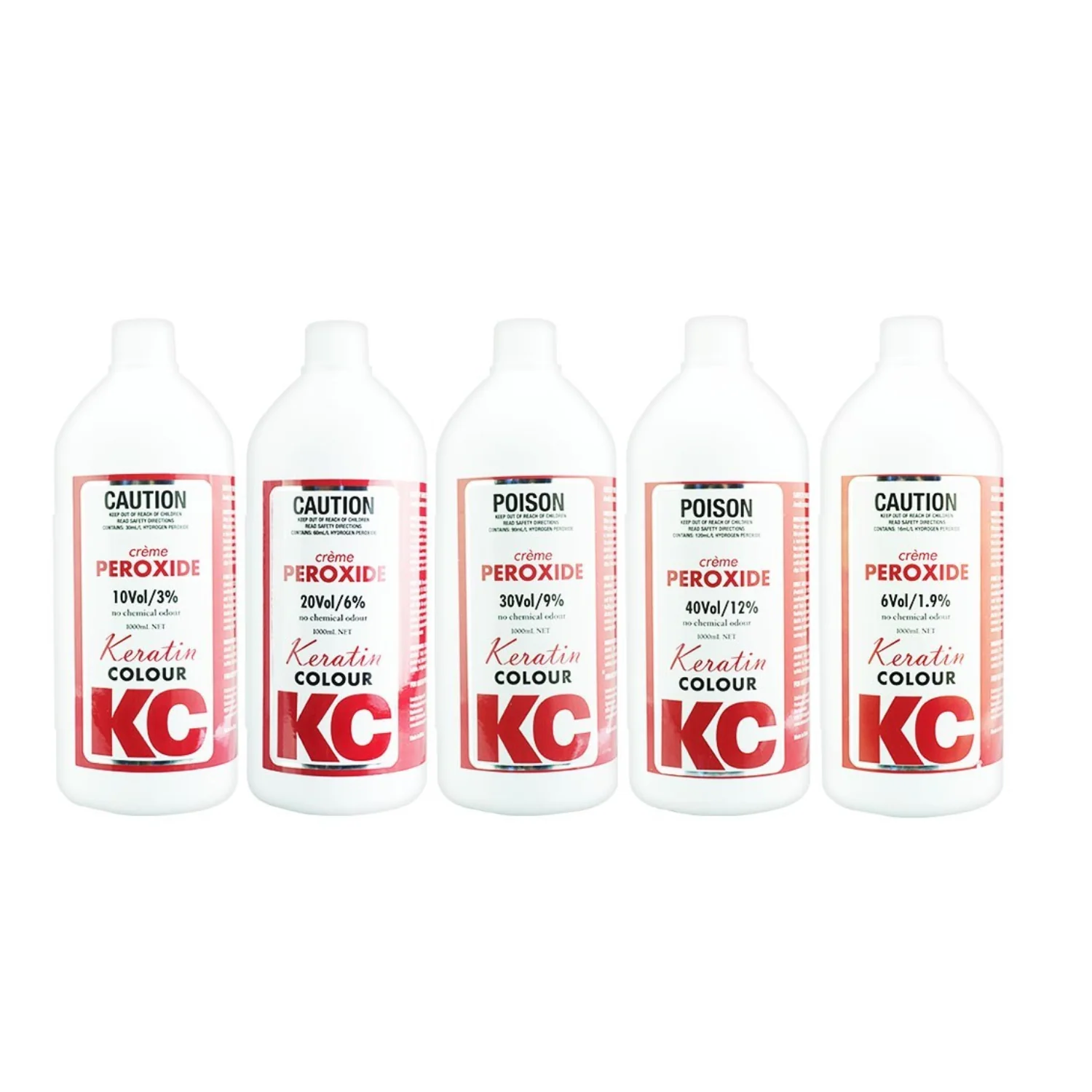 KERATIN COLOUR Keratin Color Creme Peroxide | 900ml, Various Colours