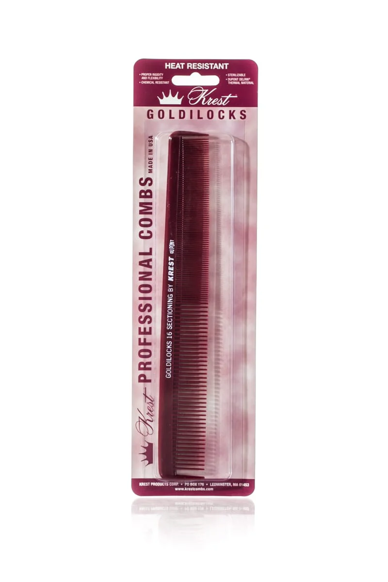 KREST GOLDILOCKS NO.16 CUTTING COMB - 12.5CM