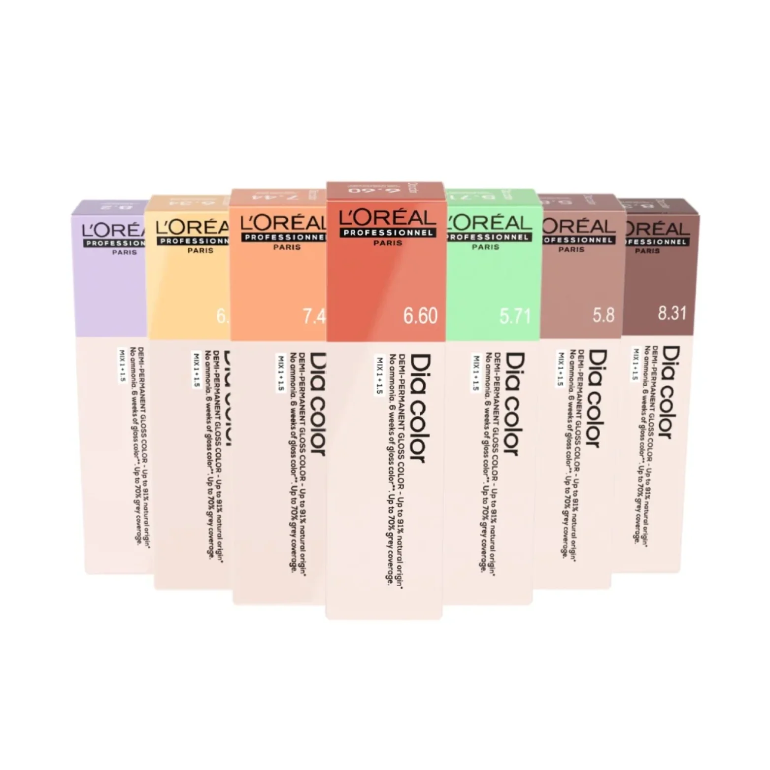 L'OREAL Dia Color Demi-Permanent Gloss Color 60ml | Various Colours