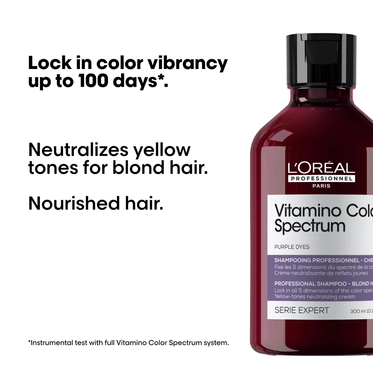 L'OREAL PROFESSIONNEL Vitamino Color Spectrum Purple Shampoo | Various Sizes - Image 2