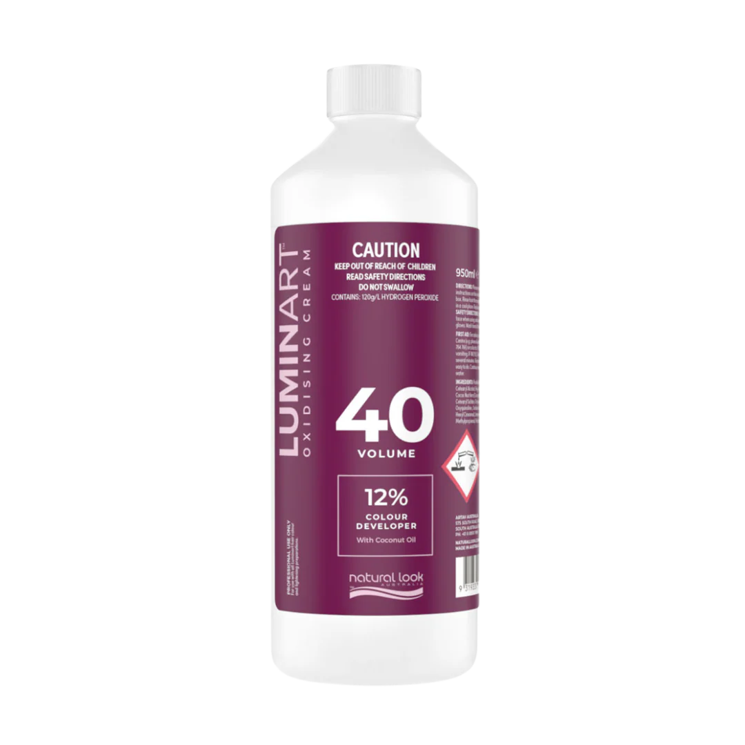 LUMINART Oxidising Cream Developer |900ml, Various Strengths - Image 3