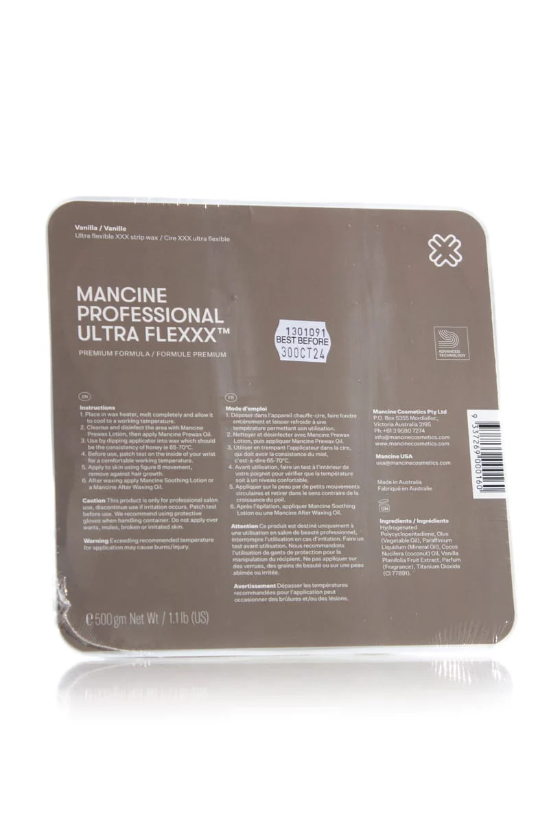 MANCINE PROFESSIONAL Ultra Flexxx Hot Wax | 500g, Various Colours - Image 3