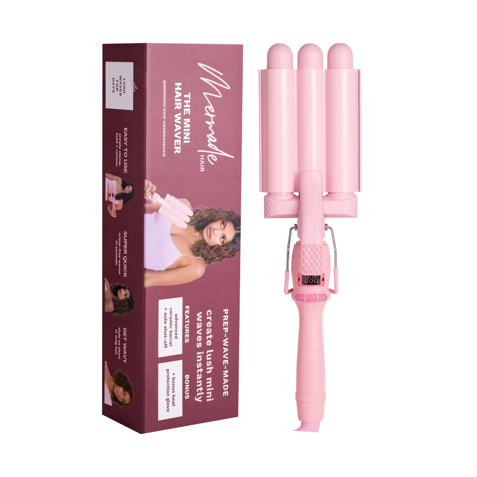 MERMADE Hair Pro Waver Mini | 25mm, Various Colours
