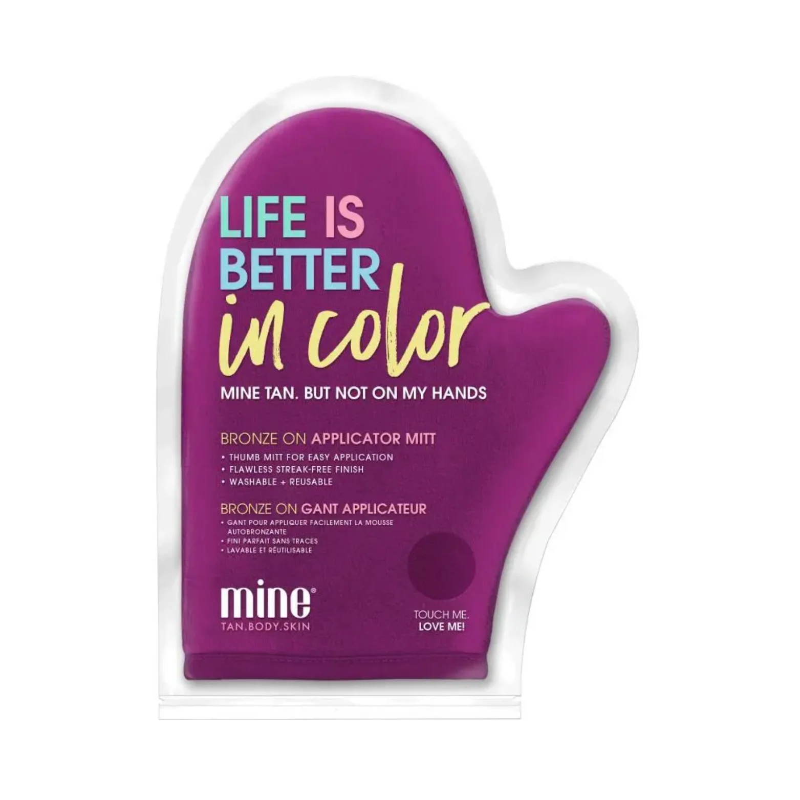 MINETAN BRONZE ON APPLICATOR MITT