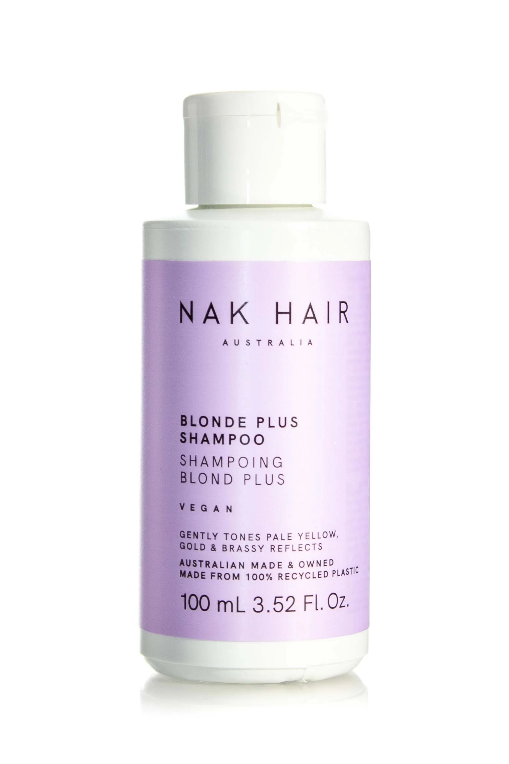 NAK HAIR Blonde Plus Shampoo | Various Sizes *CLEARANCE