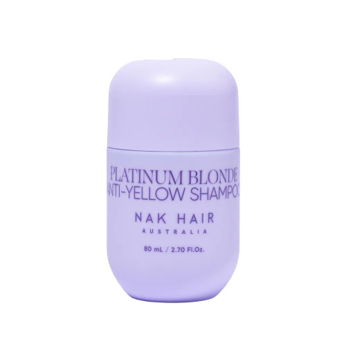 NAK HAIR Platinum Blonde Anti-Yellow Shampoo | Various Sizes - Image 2