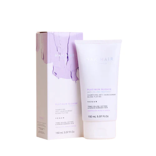 NAK HAIR Platinum Blonde Anti-Yellow Treatment | Various Sizes *CLEARANCE