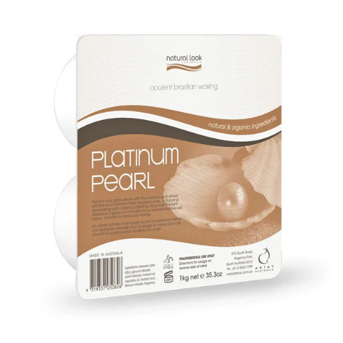 NATURAL LOOK PLATINUM PEARL SOLID WAX 1KG