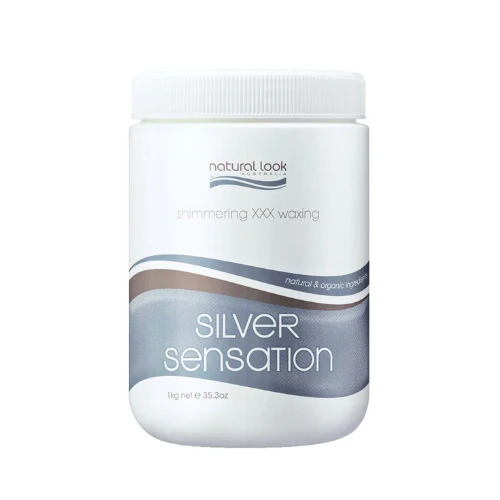 NATURAL LOOK SILVER SENSATION STRIP WAX 1KG