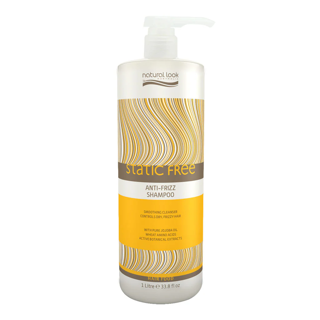NATURAL LOOK Static Free Anti-Frizz Shampoo | Various Sizes - Image 2