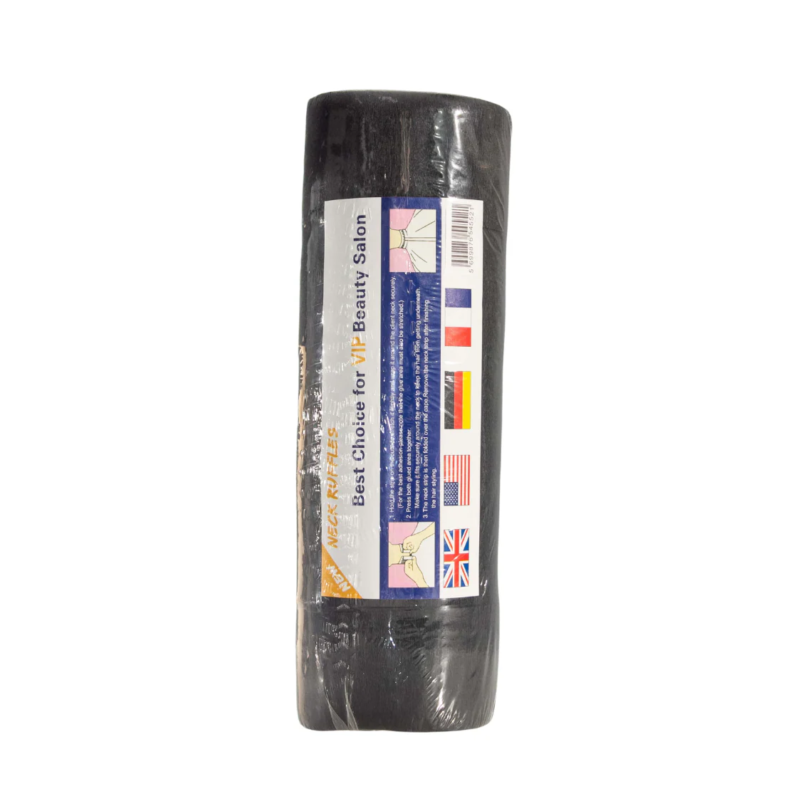 NECK STRIP BLACK - 5 ROLLS 100 SHEETS *CLEARANCE SHC