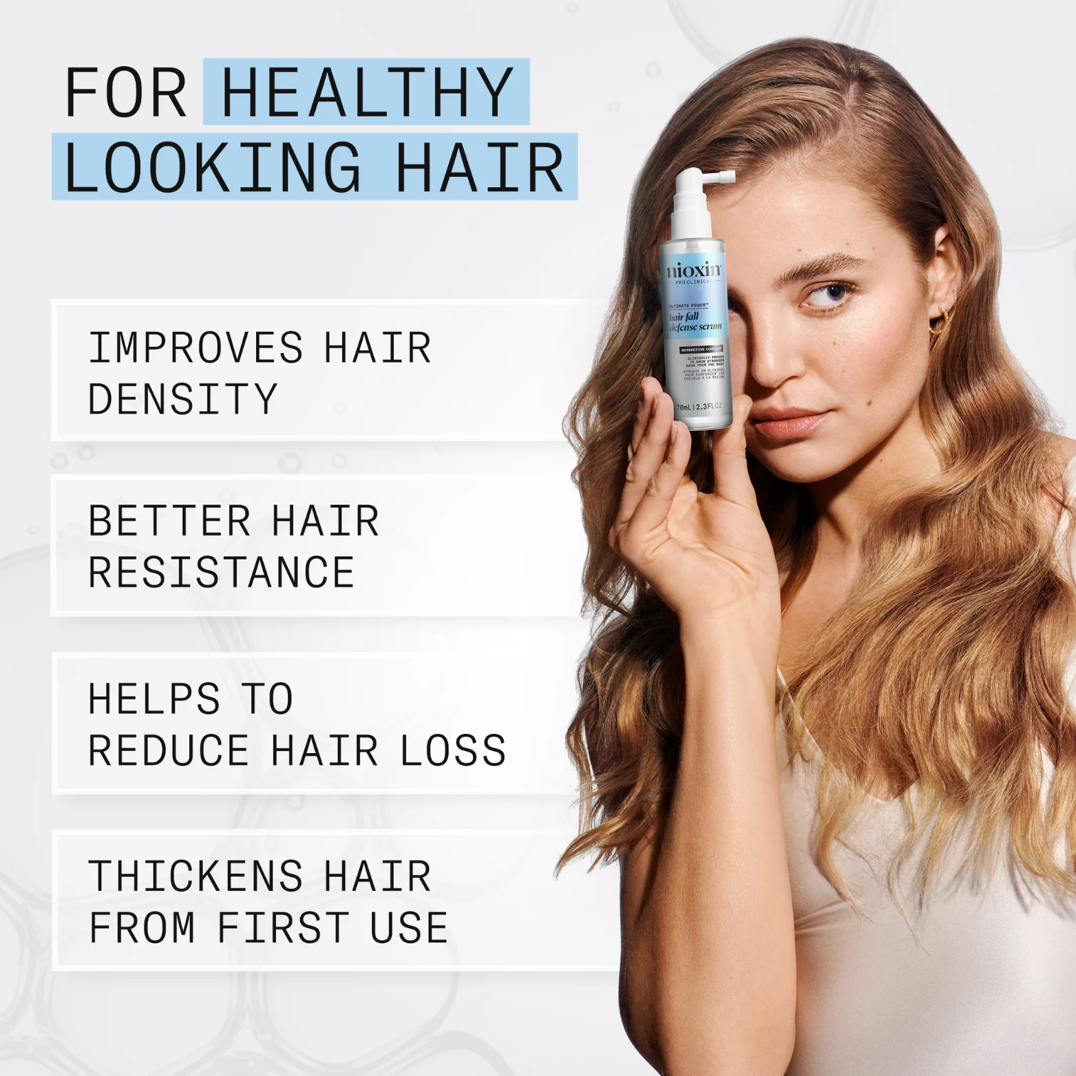 NIOXIN HAIR FALL DEFENSE SERUM 70ML - Image 2