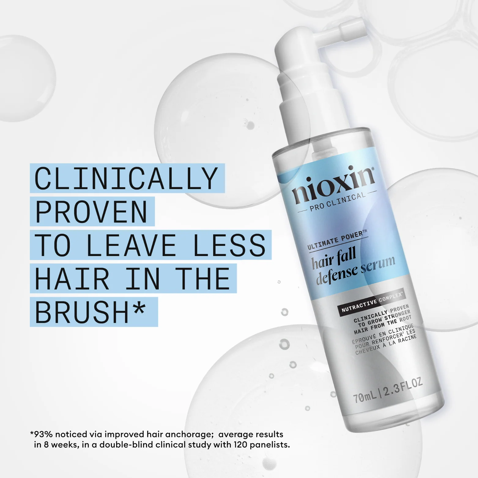 NIOXIN HAIR FALL DEFENSE SERUM 70ML - Image 3