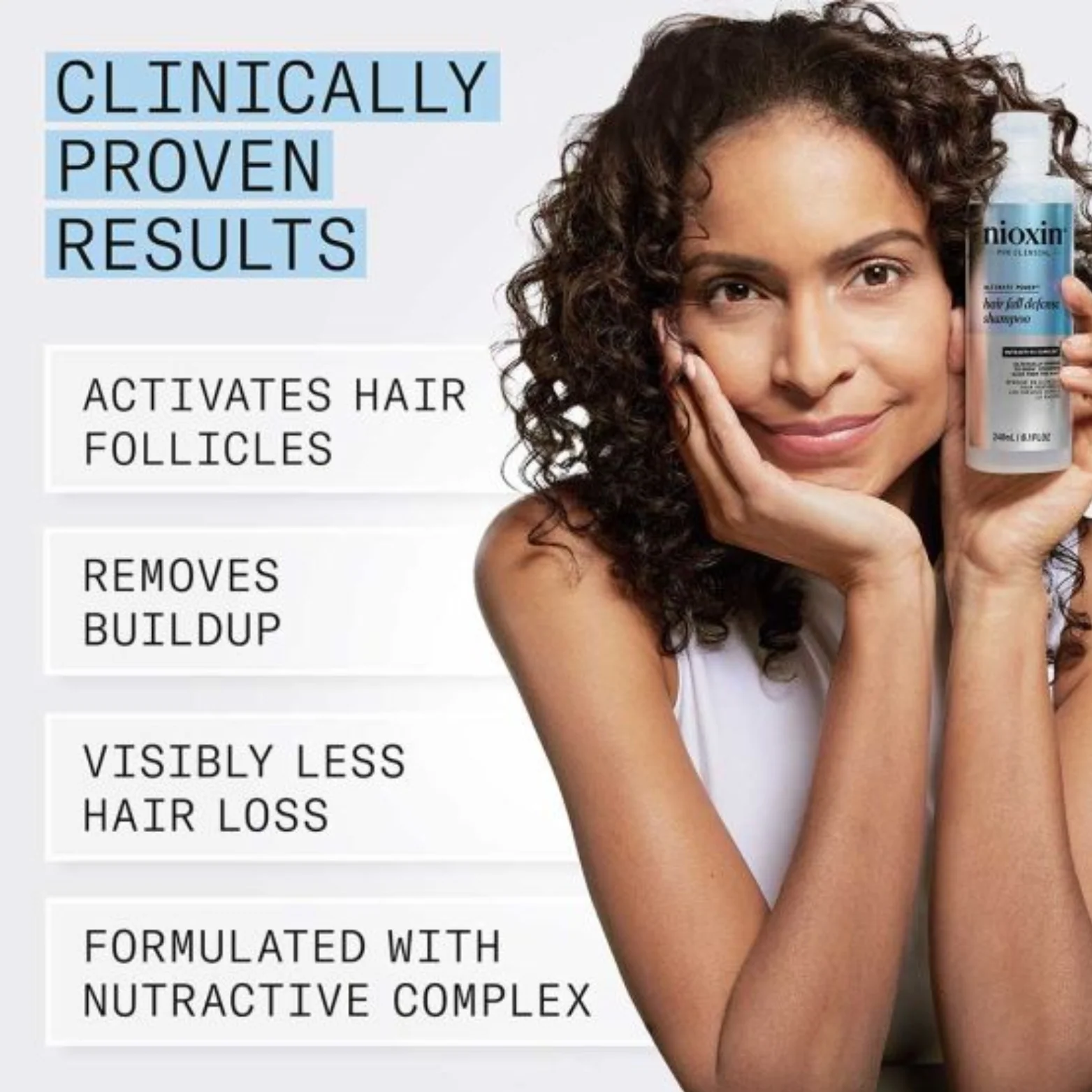 NIOXIN Hair Fall Defense Shampoo | Various Sizes - Image 3