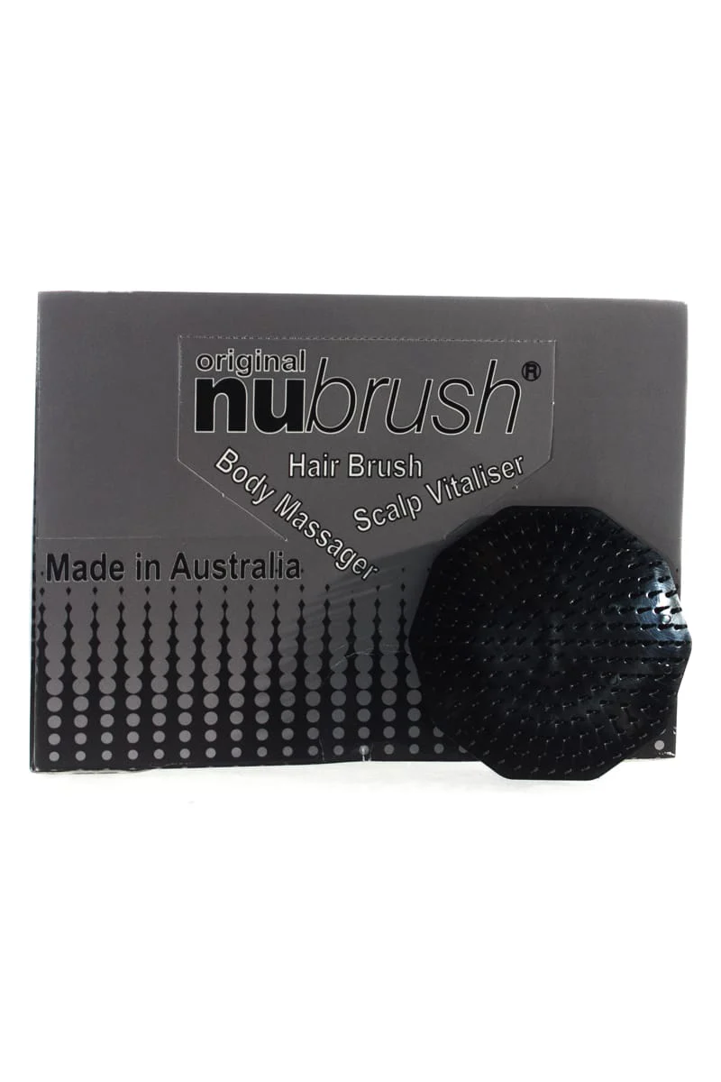 NU BRUSH Hair Brush & Scalp Vitaliser | Box Of 12, Various Colours