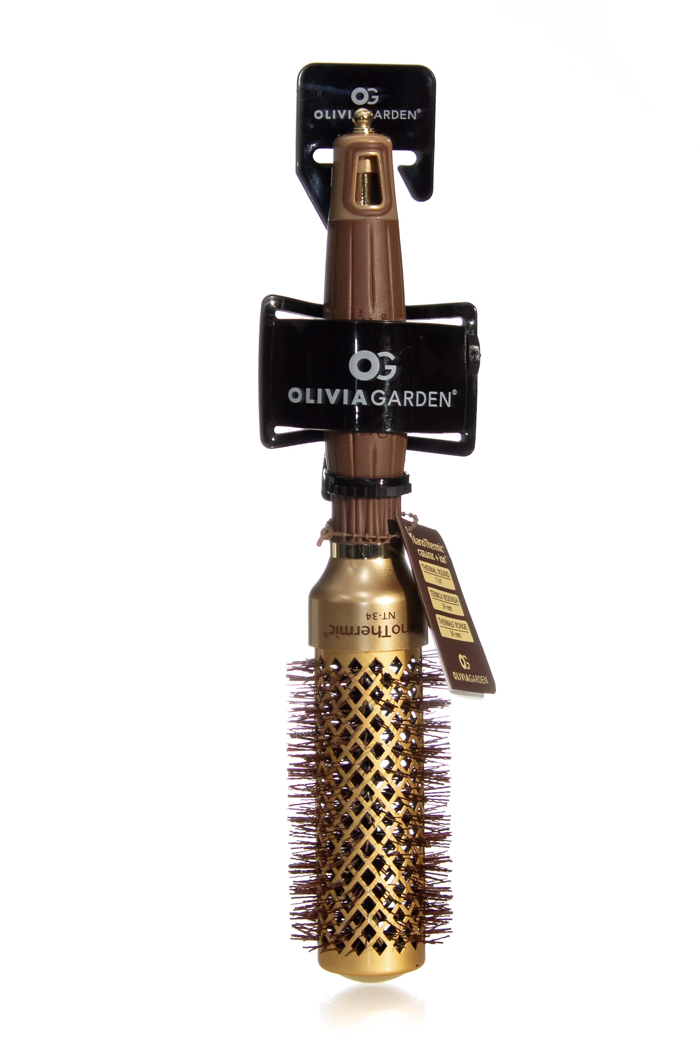 OLIVIA GARDEN Nano Thermic Gold Brush | Various Colours - Image 2