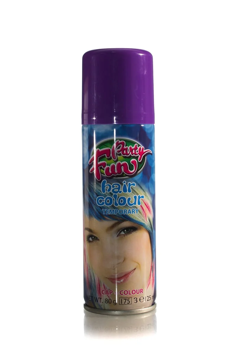 PARTY FUN HAIR COLOUR TEMPORARY SPRAY 125ML BLUE - Image 9
