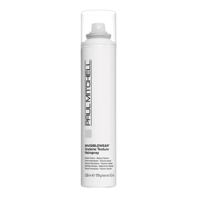 PAUL MITCHELL INVISIBLEWEAR UNDONE TEXTURE HAIRSPRAY 228ML