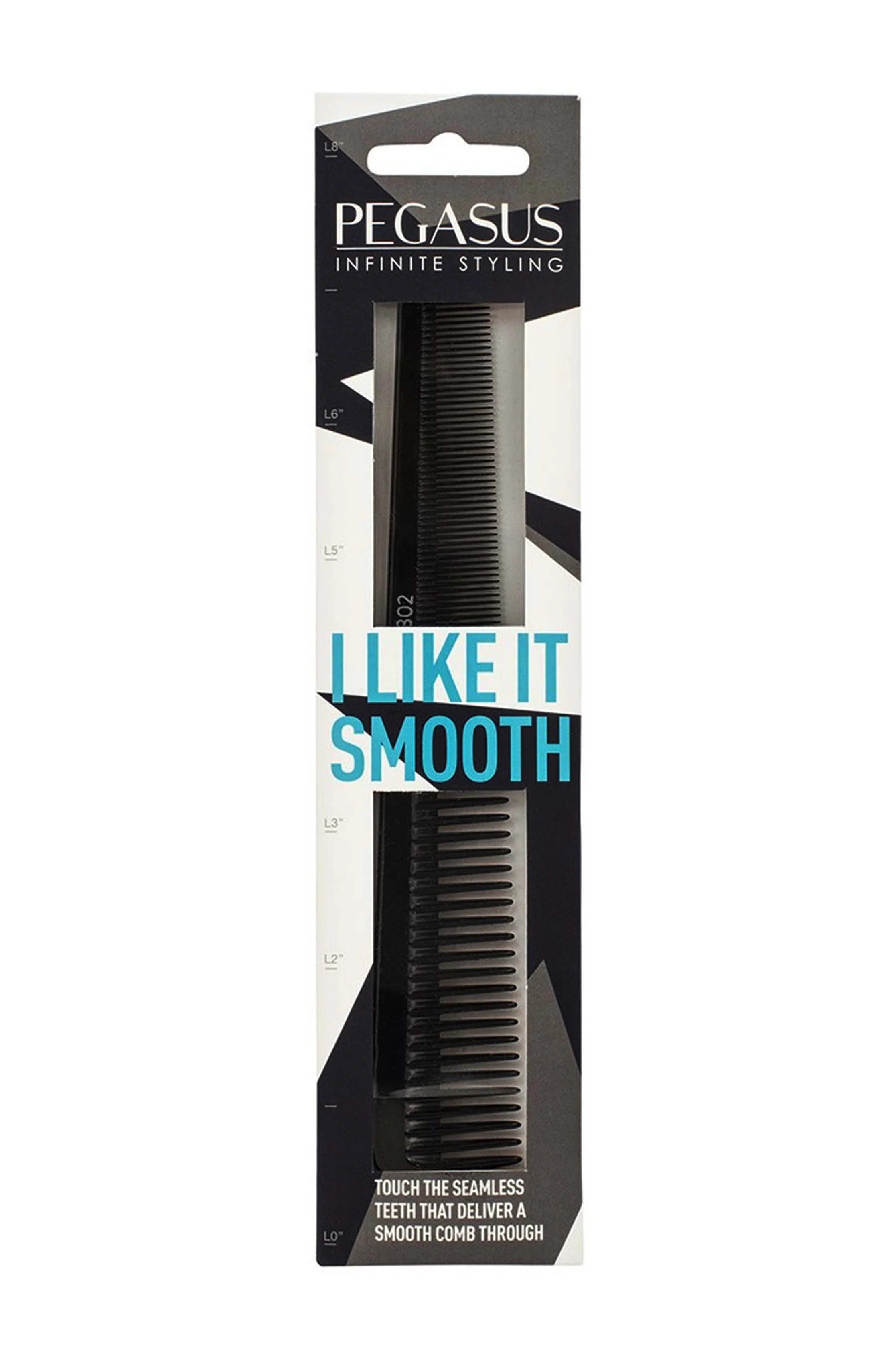 PEGASUS 302 I LIKE IT SMOOTH BARBER TAPERED COMB