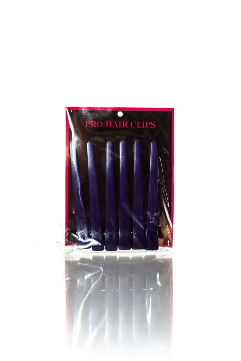 Pro Hair Clips  |  6 Pack, Various Colours - Image 3