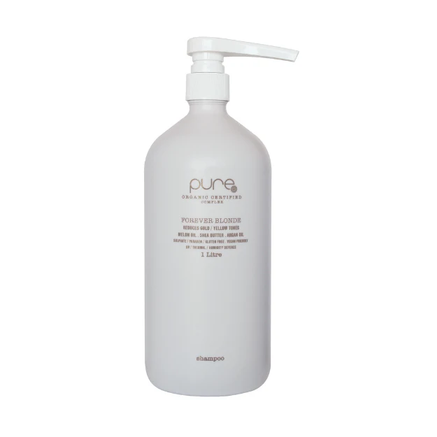 PURE Forever Blonde Reduces Gold/Yellow Tones Shampoo  |  Various Sizes - Image 2