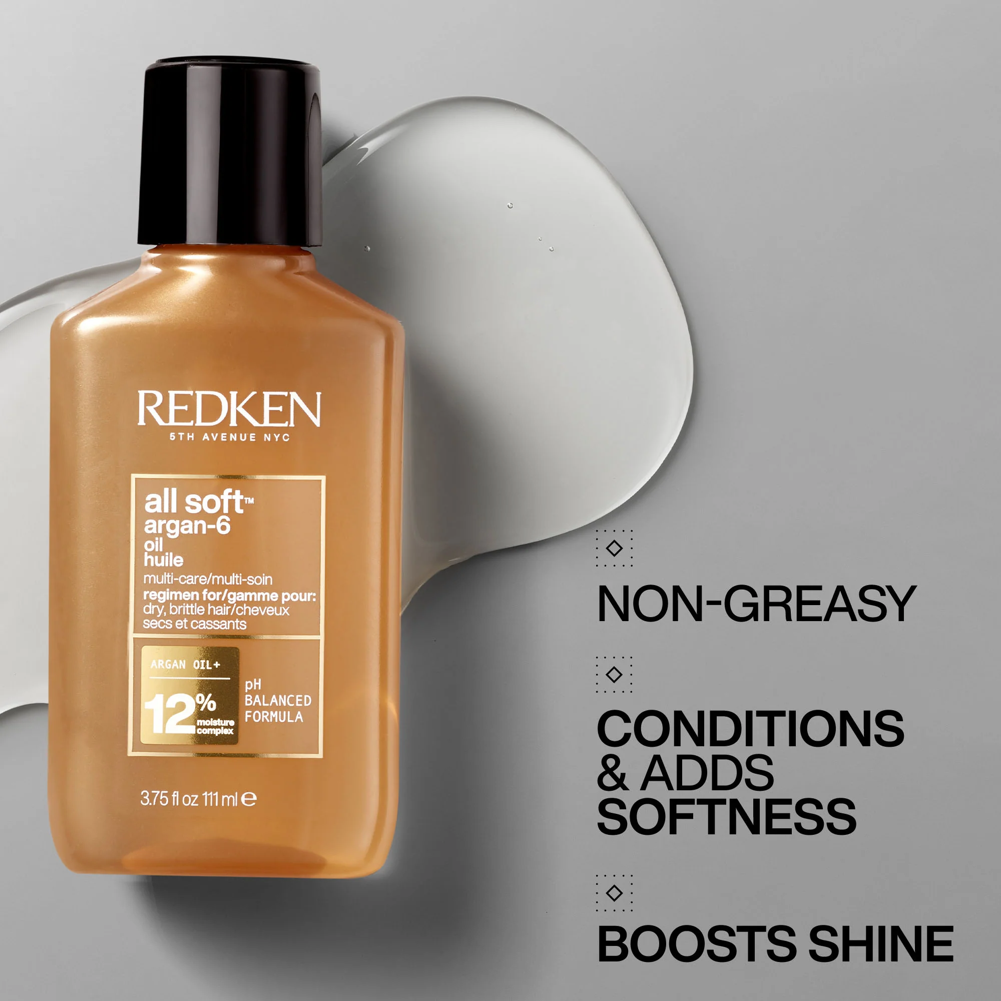 REDKEN ALL SOFT ARGAN-6 OIL 111ML - Image 3