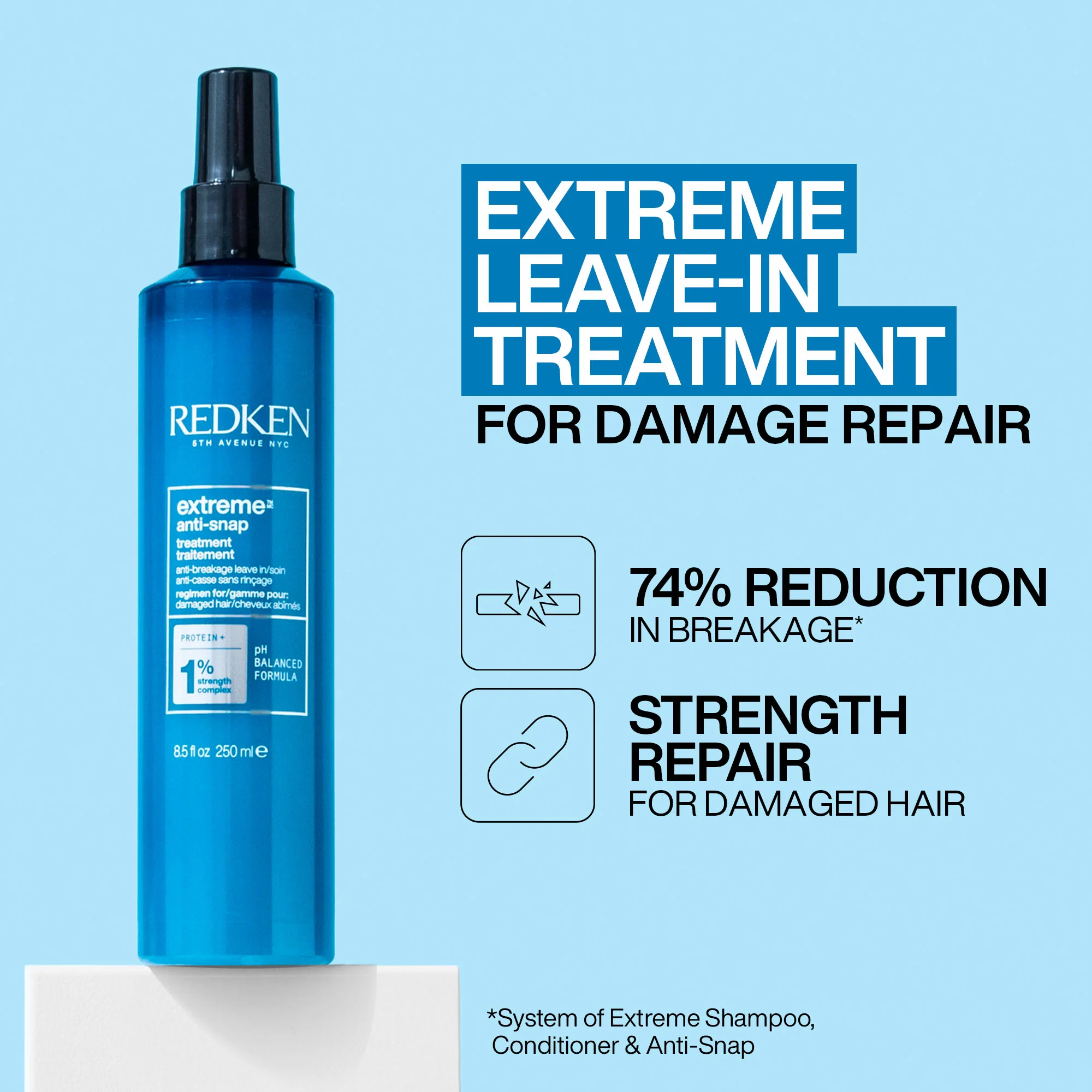 REDKEN EXTREME ANTI-SNAP TREATMENT 250ML - Image 3