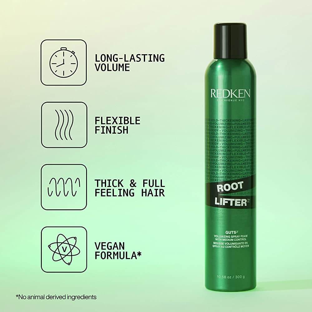 REDKEN ROOT LIFTER GUTS VOLUMIZING SPRAY FOAM 300G - Image 2