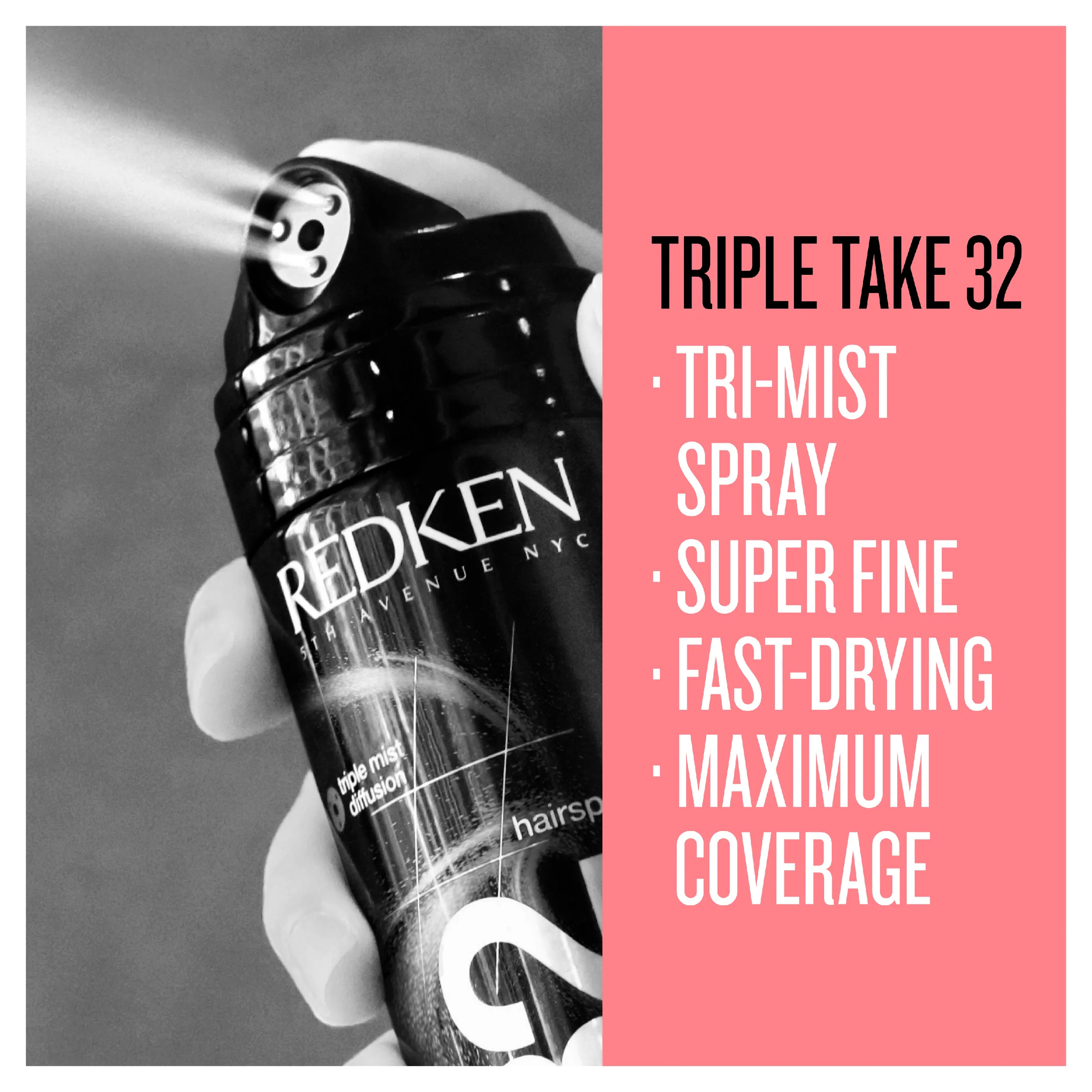 REDKEN 32 MAX HOLD TRIPLE TAKE HAIRSPRAY 255G - Image 4